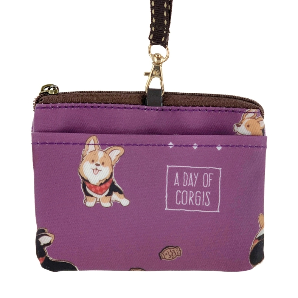 Waterproof Tricolor Corgi Coin Purse & Card Pouch Holder